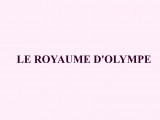 Le Royaume d'Olympe