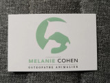 Mélanie Cohen Ostéopathe Animalier
