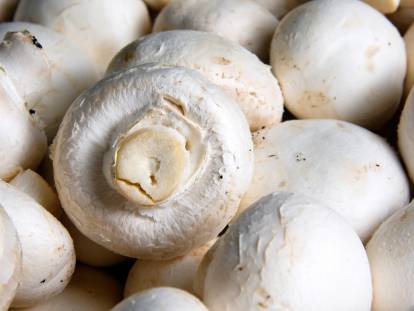 Des champignons de Paris entiers