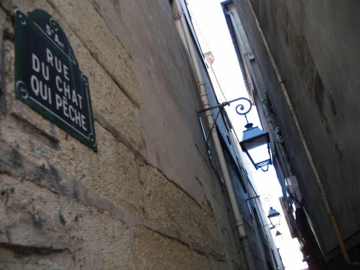 La rue du Chat-qui-Pêche, à Paris