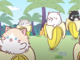 Bananya, un dessin animé peuplé de chats-bananes