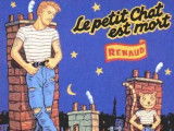 La jaquette du 45 tours de la chanson « Le petit chat est mort », de Renaud