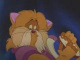 Tiger chante avec Fievel dans « Fievel et le Nouveau Monde »