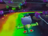 Une course en avion dans le jeu « Hello Kitty Kruisers » (2014)