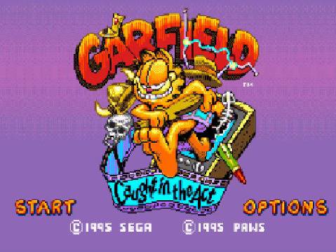 Le jeu vidéo « Garfield: Caught in the act »