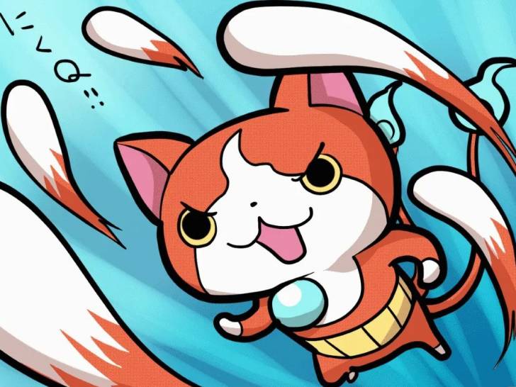 Jibanyan, le chat de l'anime « Yo-kai Watch »
