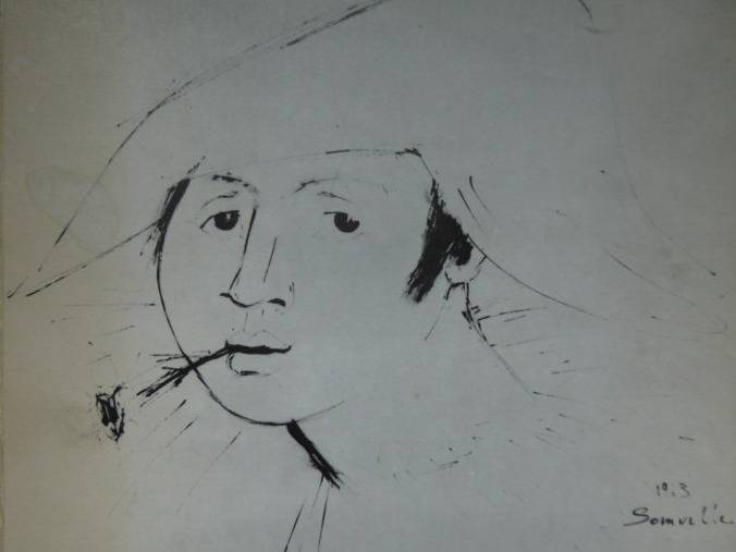 L'illustration de la couverture du recueil « L'arlequin », écrit par Maurice Carême