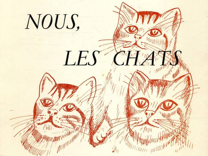 La page de couverture du recueil « Nous, les chats », écrit par Marc Alyn