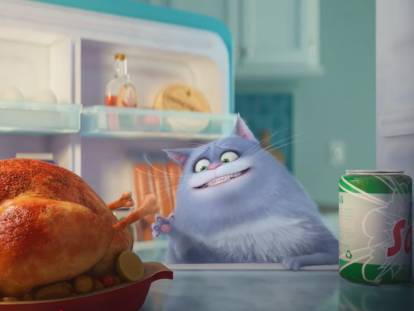 La chatte Chloe dans le film « Comme des Bêtes » (2016)