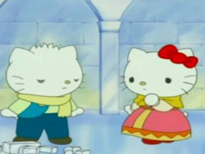 Un extrait d'un &eacute;pisode de &laquo; Hello Kitty Raconte &raquo; (1993)