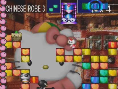Séquence de gameplay du jeu « Hello Kitty’s Cube Frenzy » (1998)