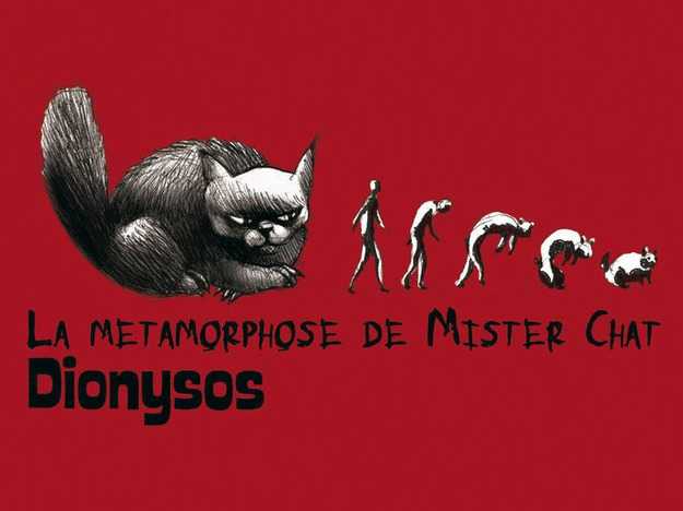 Jaquette de la chanson « La métamorphose de Mister Chat », de Dionysos