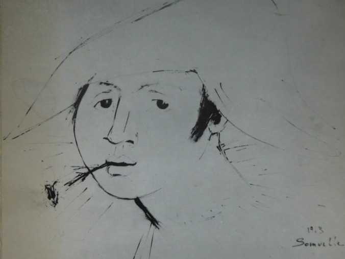 L'illustration de la couverture du recueil « L'arlequin », écrit par Maurice Carême