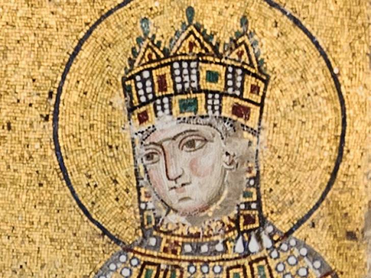 Une mosaïque de l'impératrice byzantine Zoé Porphyrogénète