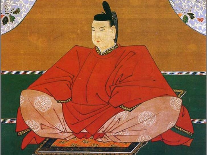 Une peinture traditionnelle japonaise de l’empereur Ichijō