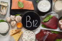 Toutes sortes d'aliments contenant de la vitamine B12