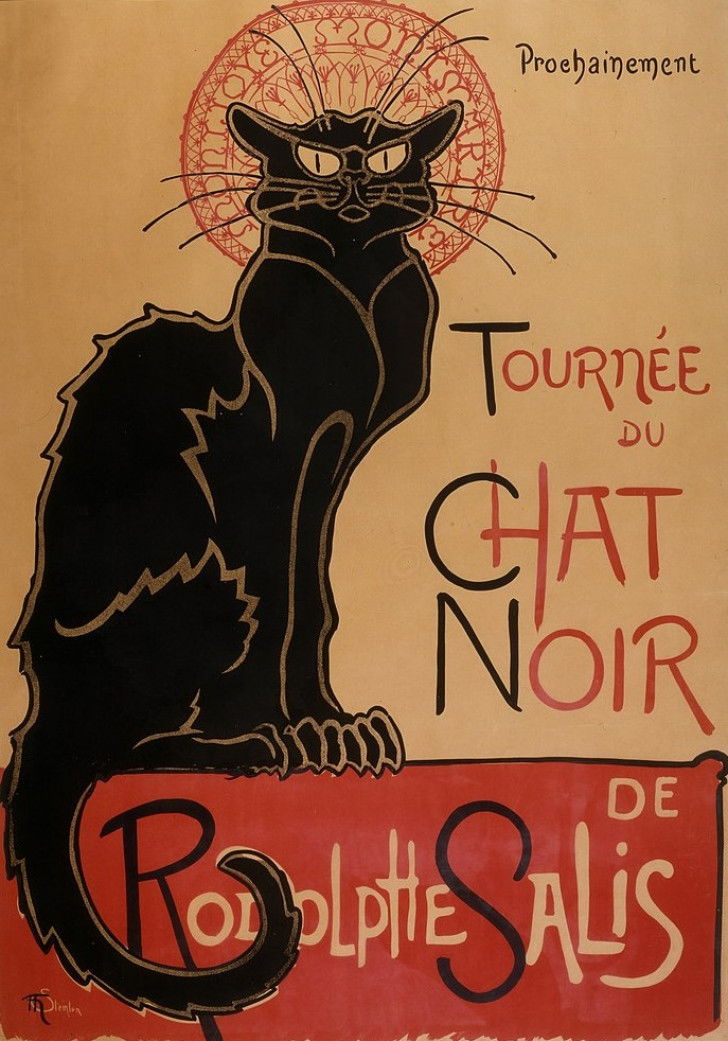 L’affiche « Tournée du Chat Noir » de Théophile-Alexandre Steinlen