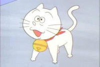 Tama, le chat blanc de la série japonaise « Sazae-San »