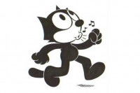 Le personnage de F&eacute;lix le chat, cr&eacute;&eacute; par Otto Messmer et Pat Sullivan