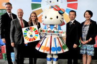 Lancement du #HelloGlobalGoals avec Hello Kitty