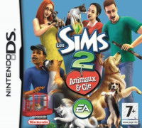 Jaquette du jeu « Les Sims 2 : Animaux et cie » sur Nintendo DS