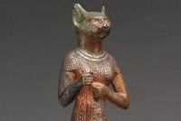 Une statuette de la déesse égyptienne Bastet