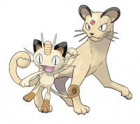 Une image des Pokémon Miaouss et Persian