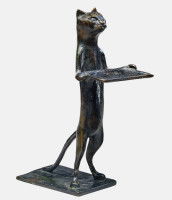 La sculpture « Le Chat maître d’hôtel », d' Alberto Giacometti
