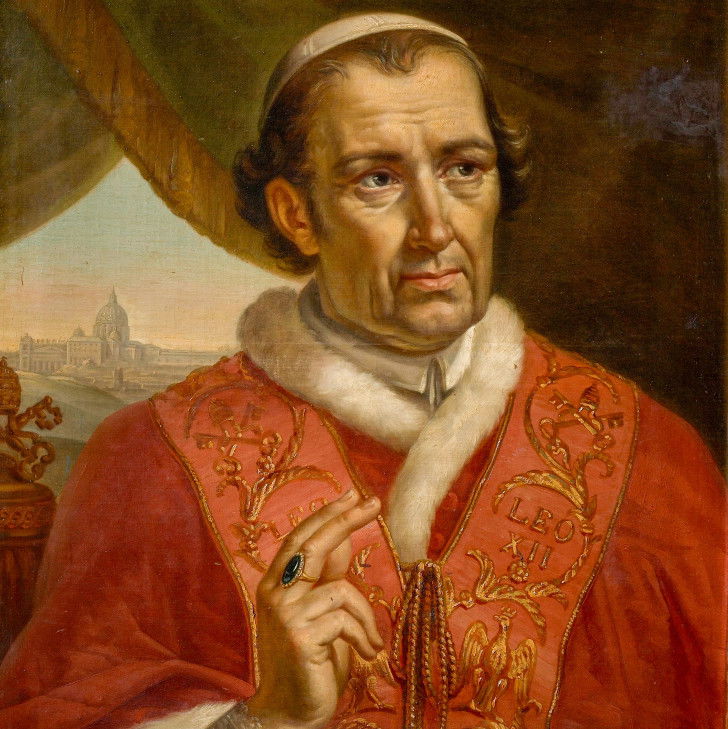 Une peinture du pape L&eacute;on XII