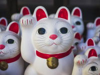 Des statuettes de Maneki Neko