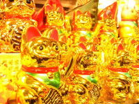Des statuettes de Maneki Neko