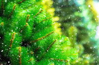 De faux sapins de Noël