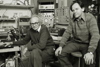 Hubel & Wiesel dans leur laboratoire