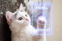 Concept d'un passeport pour animaux de compagnie