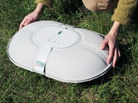 Boîte biodégradable pour la dépouille d'un chat