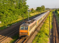 Un TER près de Strasbourg (France)
