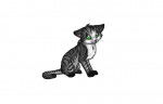 This is a cartoon charicherized version of one of my cats - Mâle (1 an)