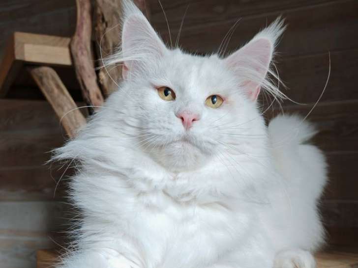 Un chat Maine Coon tachetée d’un an LOOF à vendre