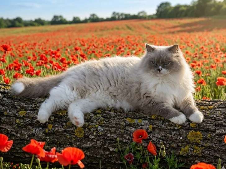 Saillie Ragdoll mâle blue point mitted LOOF